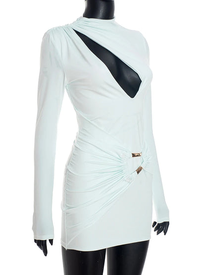 Anila Ruched Mini Dress