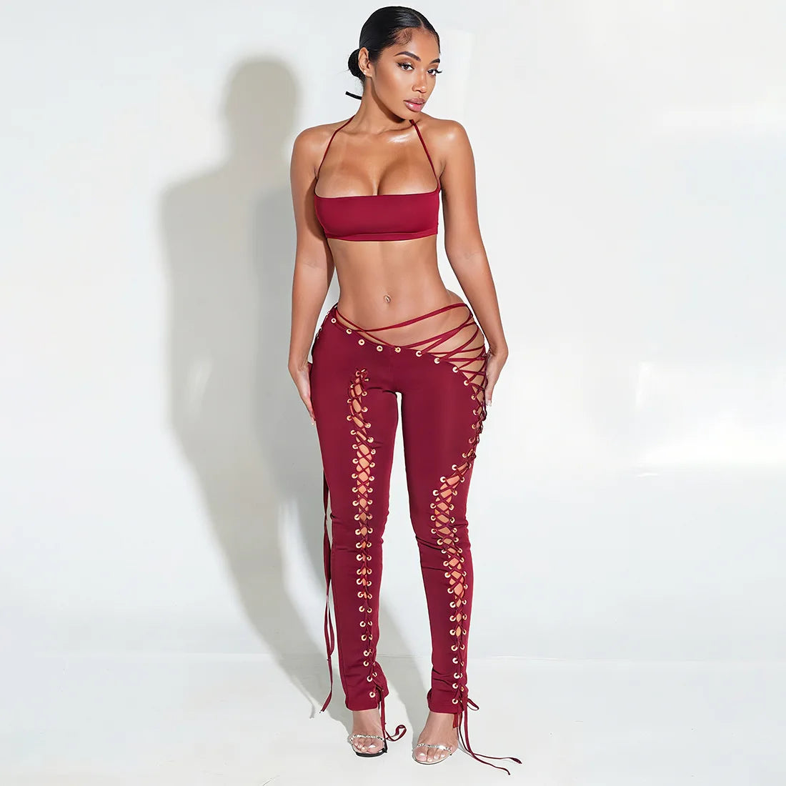 No Cuts Given Pants Set