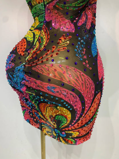 Vibrant Mini Dress