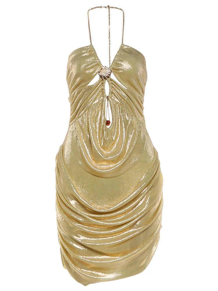 Roxanne Ruched Mini Dress
