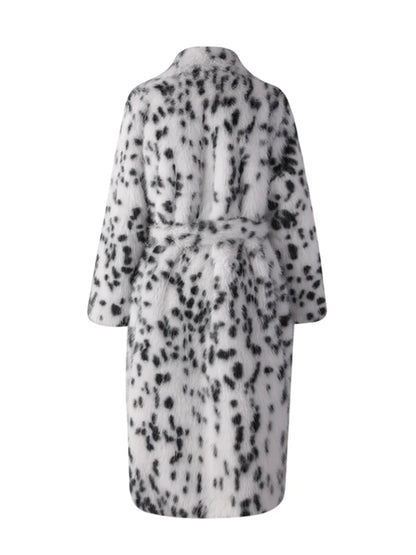 Opulent Fur Plush Coat