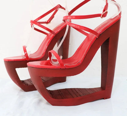 Stunt Queen Wedge High Heels