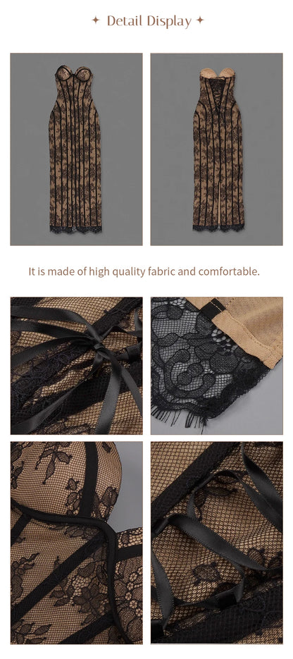 Kerry Corset Bustier Maxi Dress