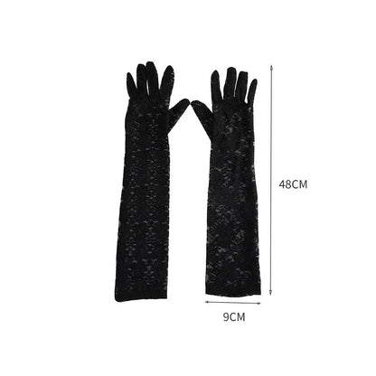 Elegant Lace Mesh Gloves