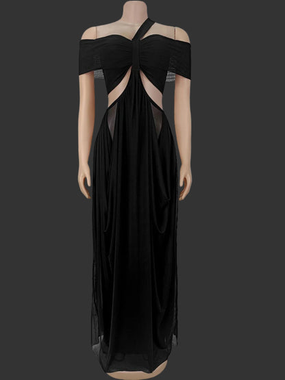 Lona Ruched Maxi Dress