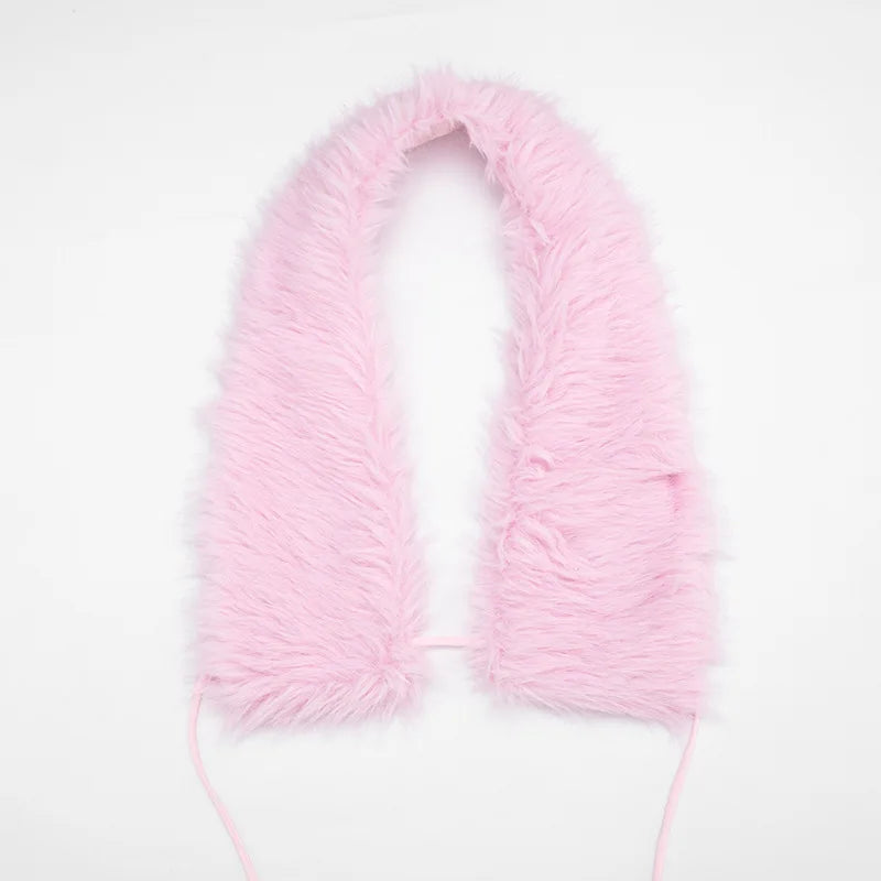 Fluffy Fur est Top Pants Set