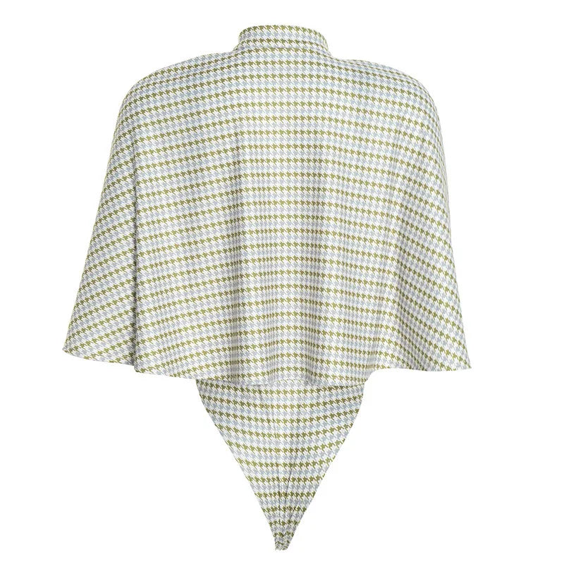 Cape Houndstooth Bodysuit Set
