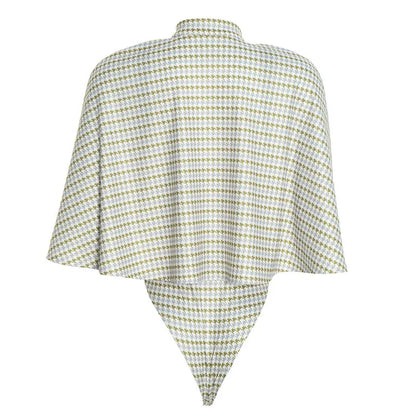 Cape Houndstooth Bodysuit Set