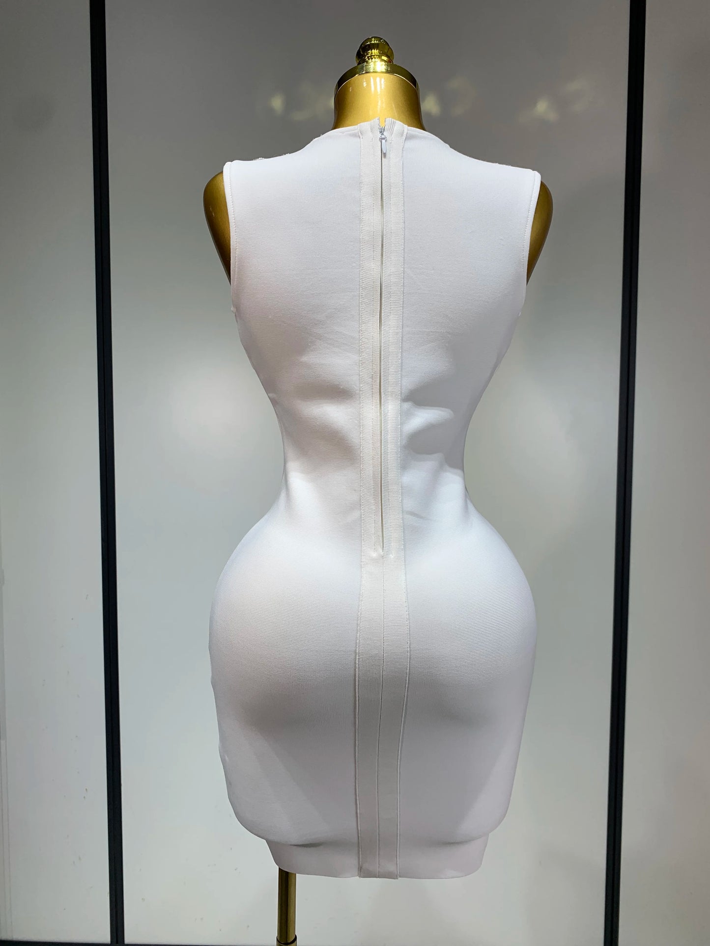 Merynda Sequin Bandage Mini Dress