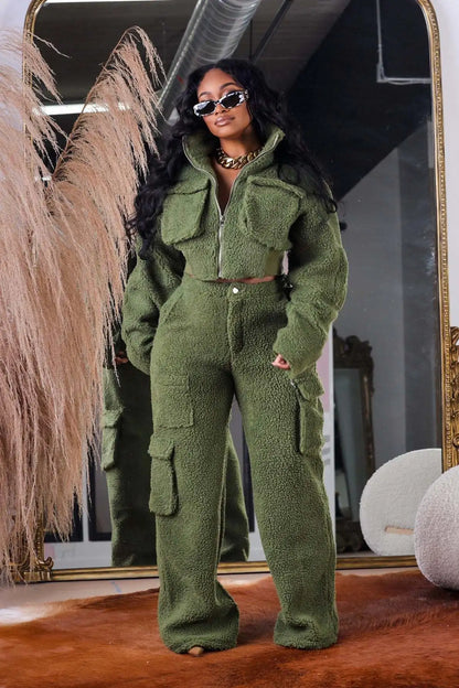 Yaya Cargo Tracksuit Pants Set