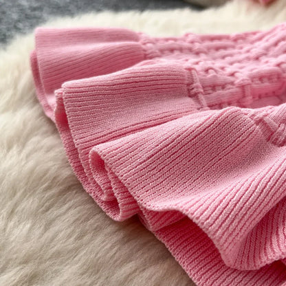 Lorena Ruffle Hem Skirt Set