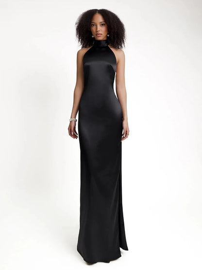 Pearl Backless Maxi Dress