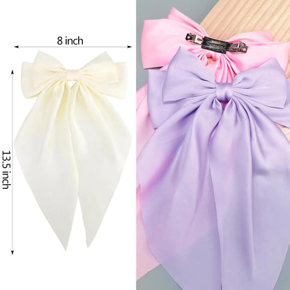 Satin Bowknot Hairpins