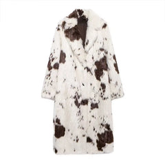 Luxe Tie Dye Fur Coat