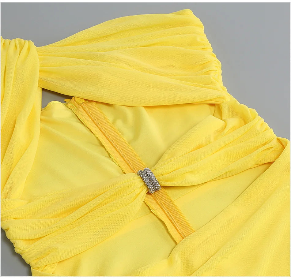 A Journey Maxi Dress- Yellow