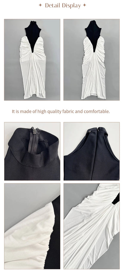 Lorie Ruched Bandage Maxi Dress