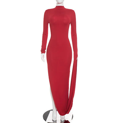Linsey Turtleneck Maxi Dress