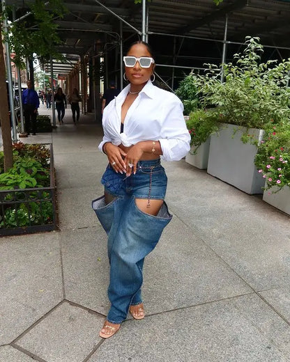Open Up Vintage Jeans