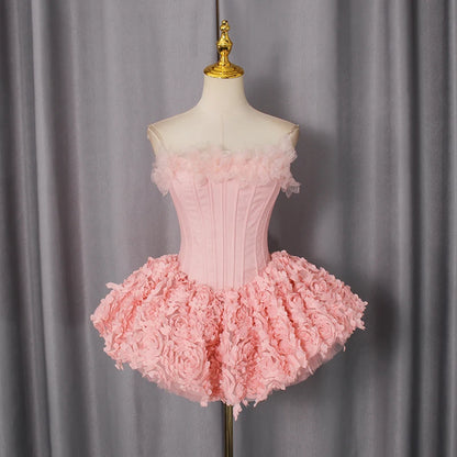 Princessa Floral Vorset Mini Dress