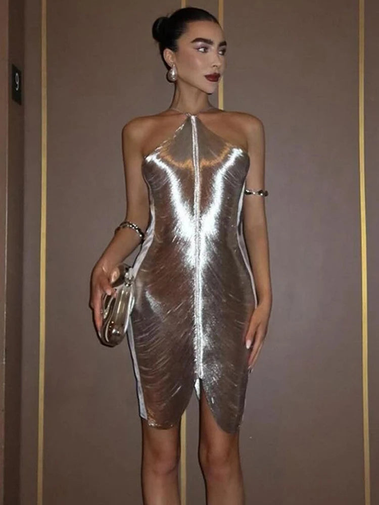 Silky Bodycon Dress