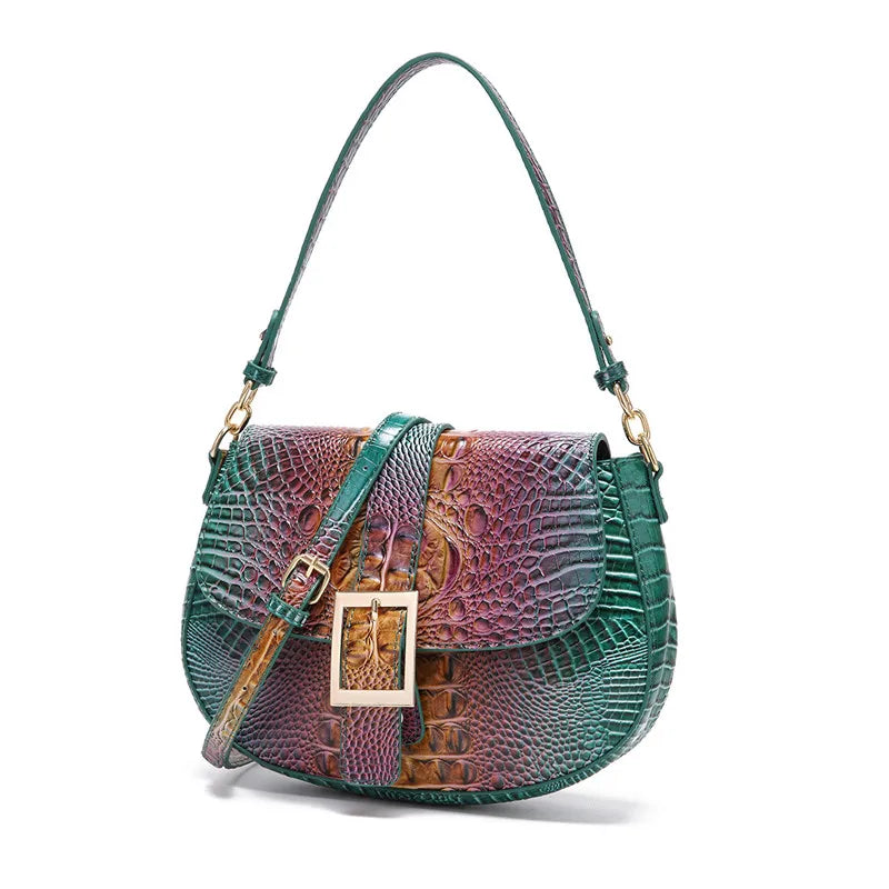 Reptile Pattern Crossbody Bag