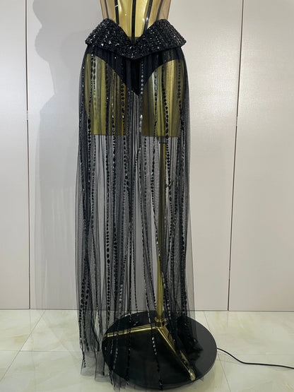 Norly Bodysuit Maxi Dress