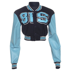 Autumn Leather Crop Jacket