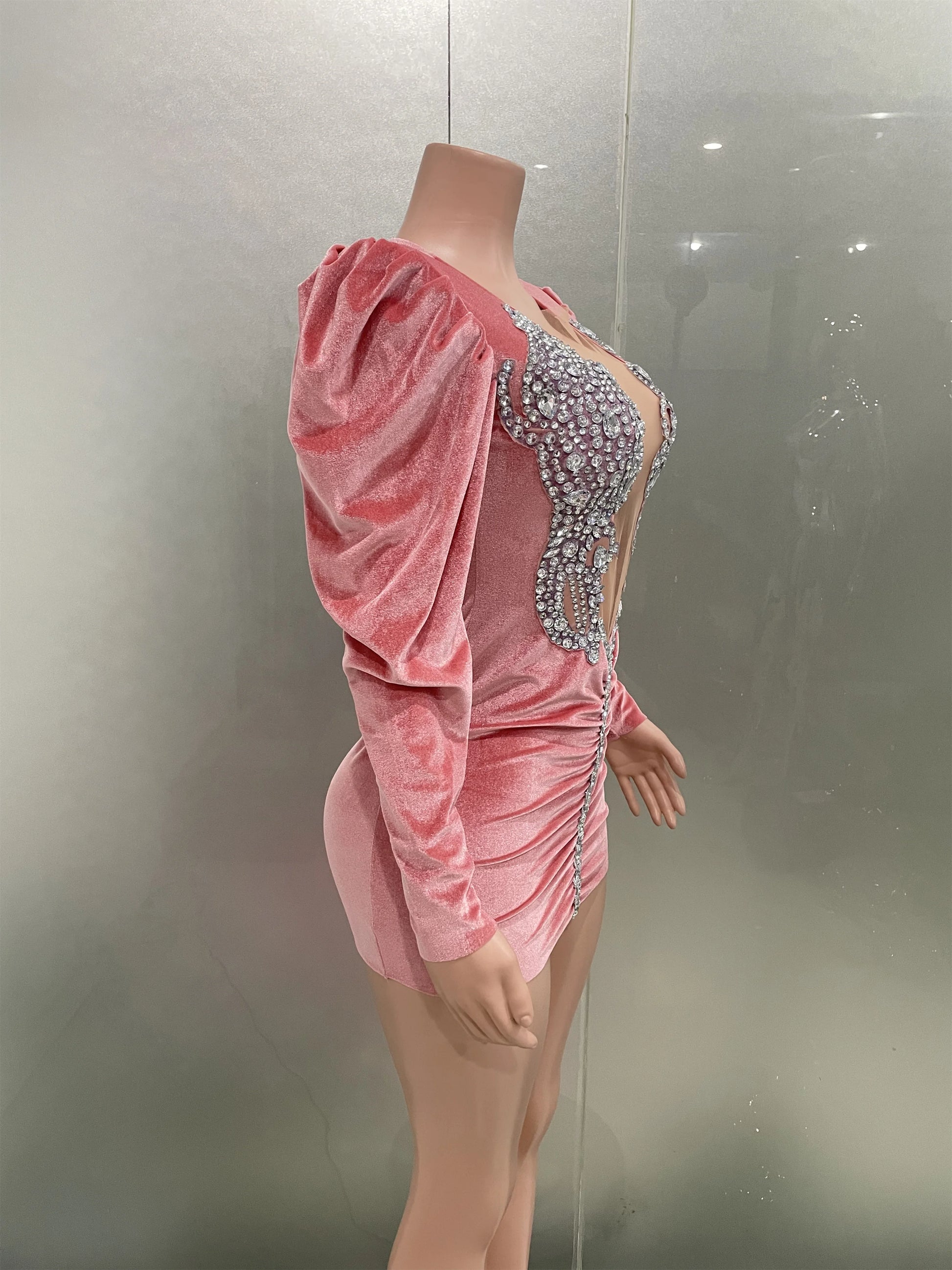 Pink Velvet Mini Dress – Fashion Closet Clothing