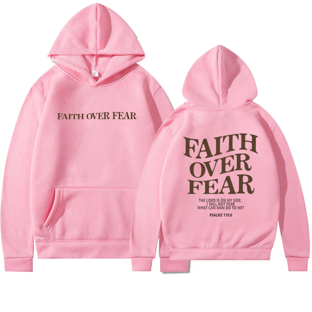 Faith Over Fear Hoodie Shirt (Unisex)