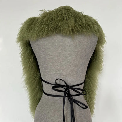 Fur Top Vest