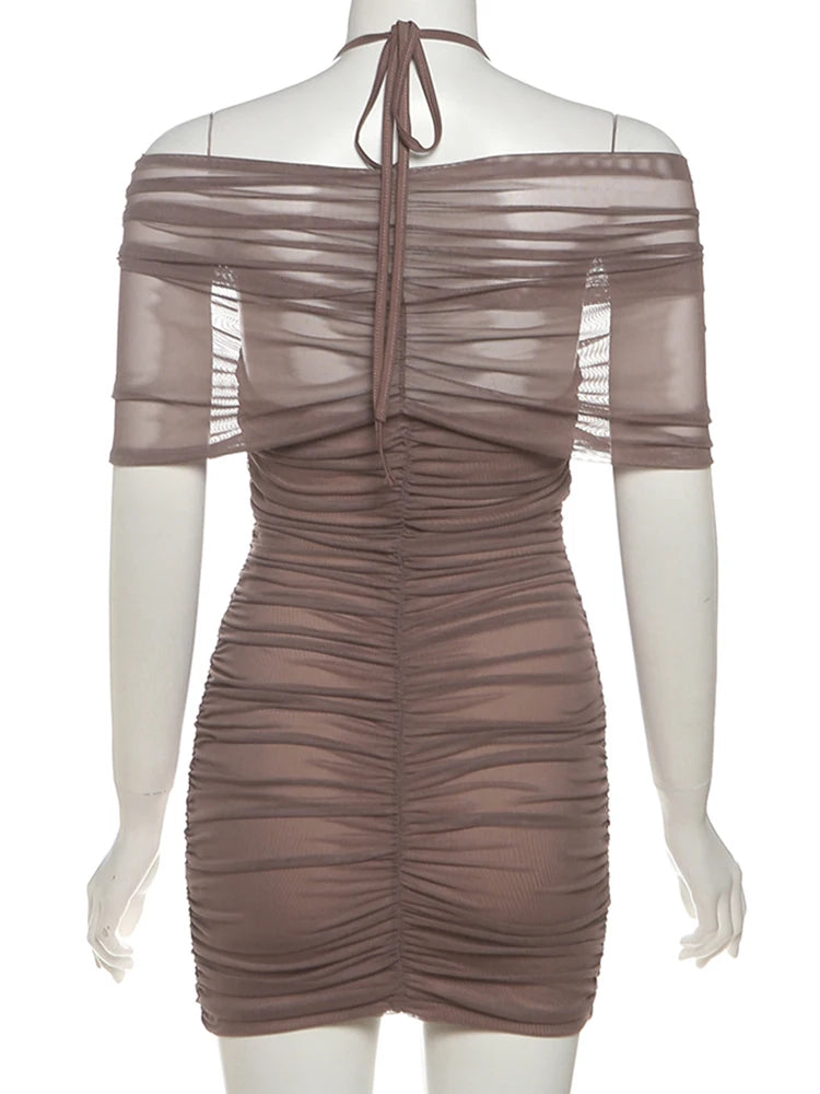 Leasha Mesh Mini Dress