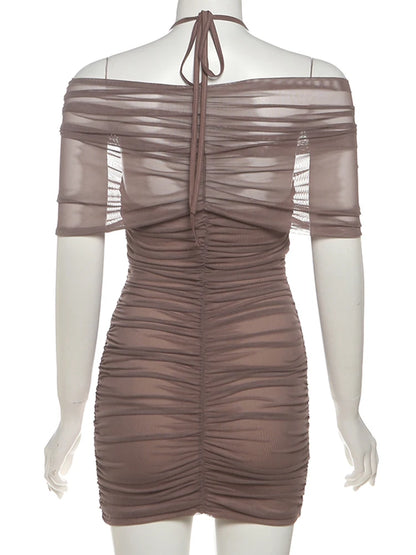 Leasha Mesh Mini Dress