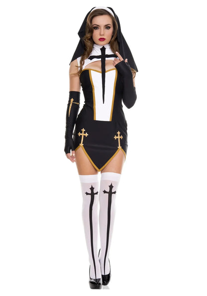 Nun Halloween Costume Fantasy Dress