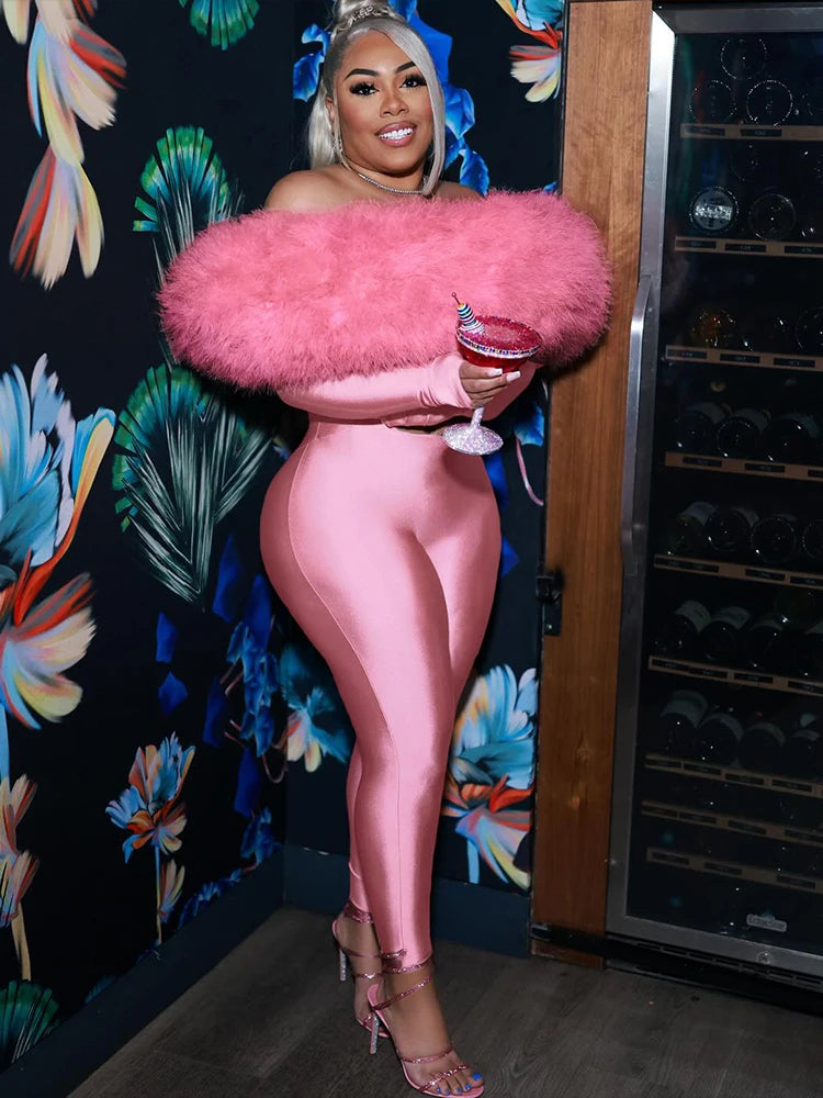 Fur Fantasy Jumpsuit