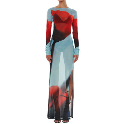 Rose Maxi Bodycon Dress