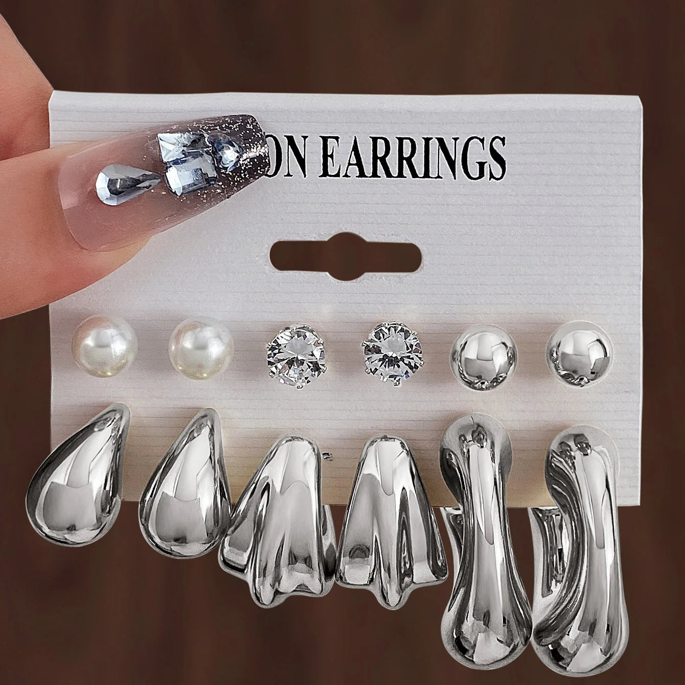 12Pcs Vintage Earrings Set