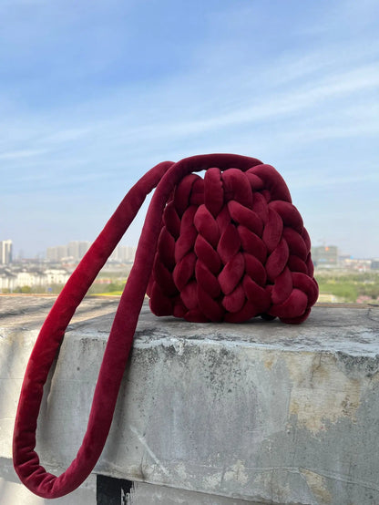 Knitted Shoulder Handbag