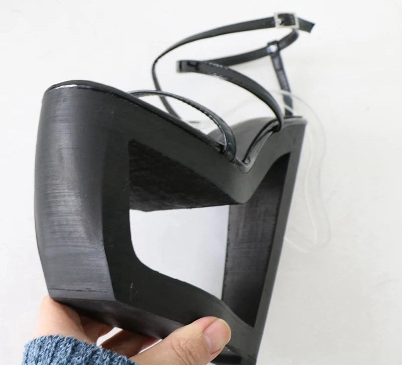 Stunt Queen Wedge High Heels