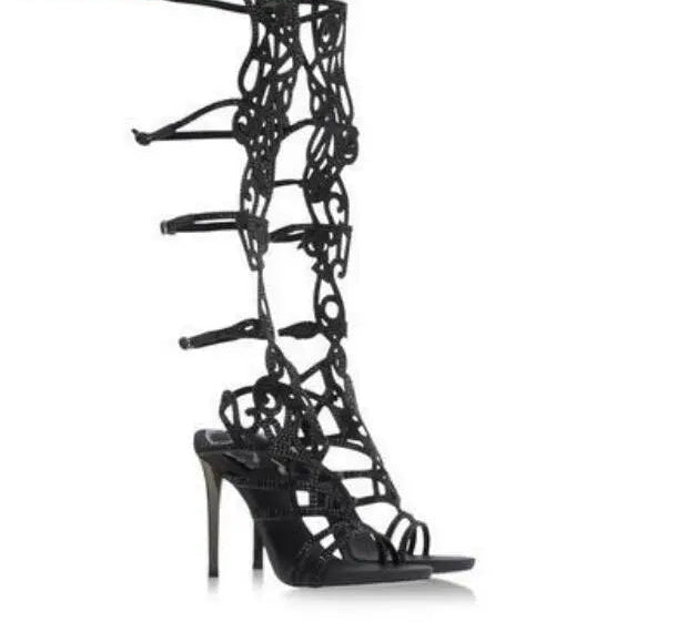 Bling Bling Embellished High Heels
