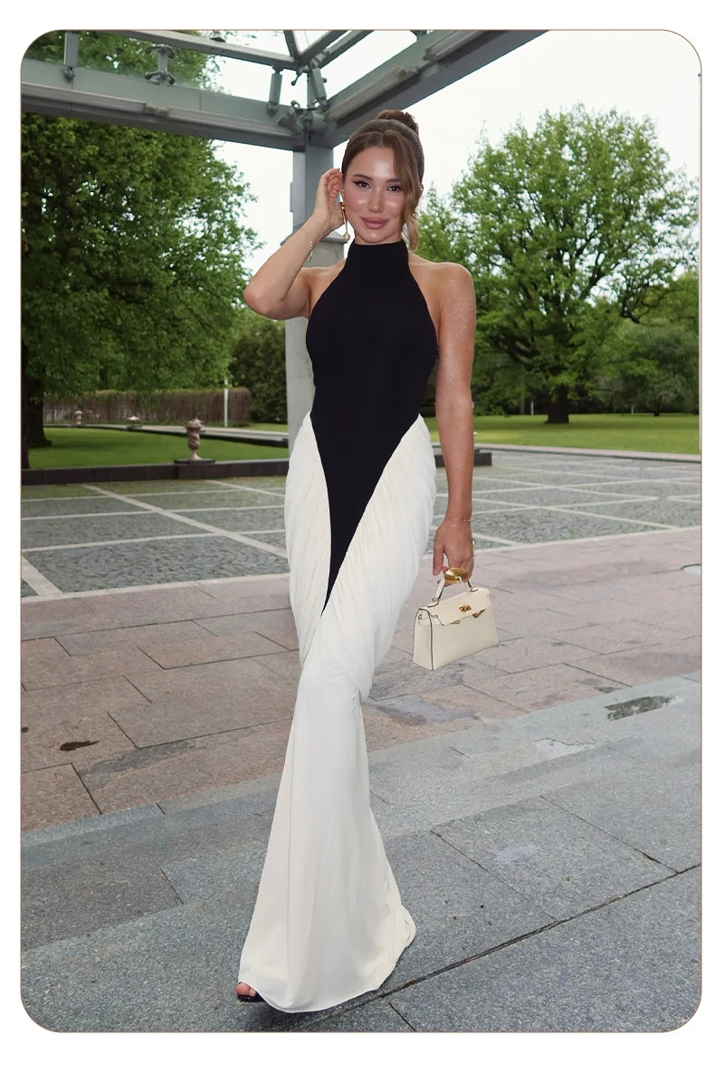 Lorie Ruched Bandage Maxi Dress