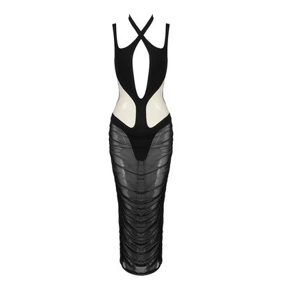 Sienna Mesh Bandage Dress