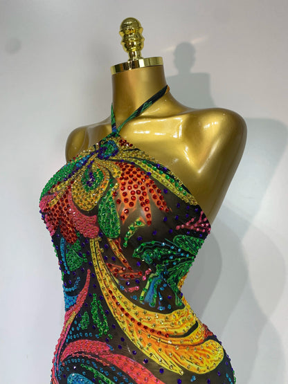 Vibrant Mini Dress
