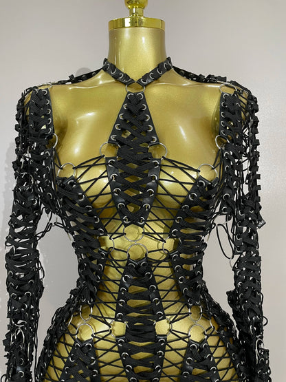 Metal Mini Dress