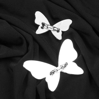 Butterfly Pins Maxi Dress