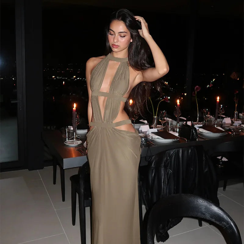Katrina Cut-Out Maxi Dress