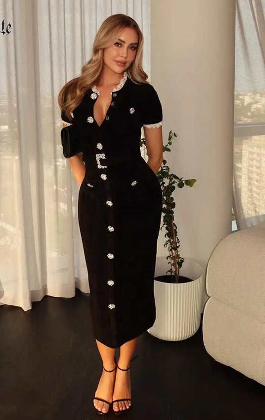 Lorena Bandage Midi Dress