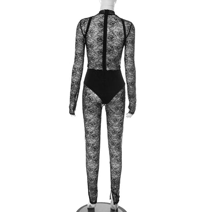 Atasa Mesh Jumpsuit