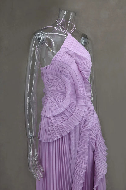 Kelsi Chiffon Ruffle Maxi Dress