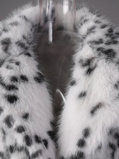 Opulent Fur Plush Coat