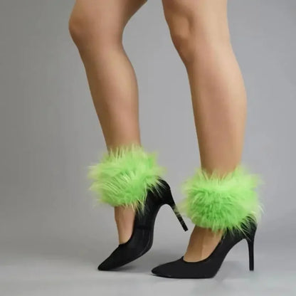 Fur Fuzzy Leg Warmer